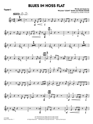 Book cover for Blues in Hoss Flat (Blues in Frankie's Flat) (arr. Mark Taylor) - Trumpet 3