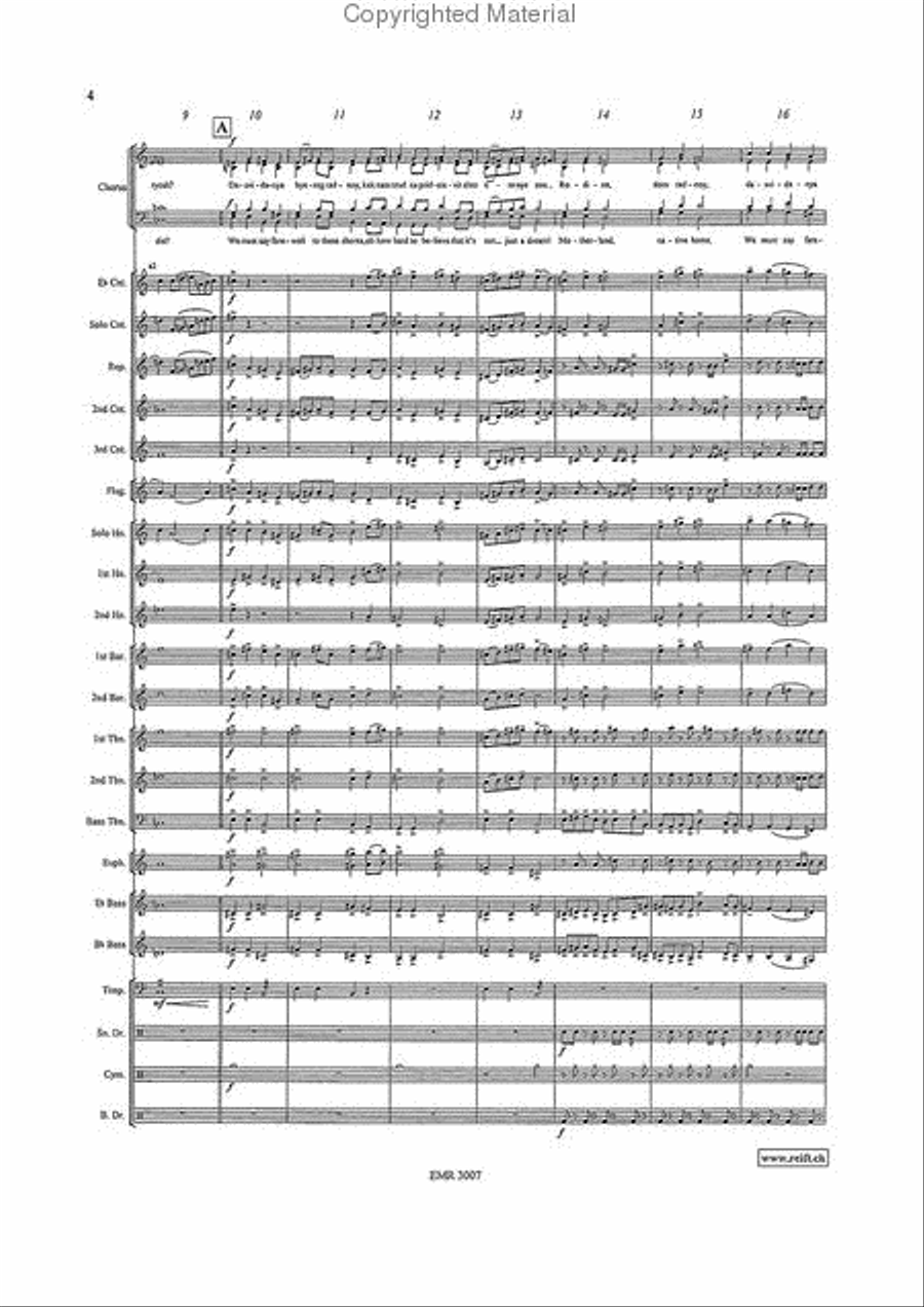 Hymn To Red October 4-Part scores gallery preview page 6
