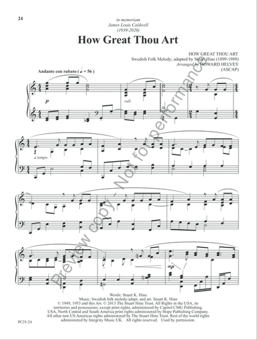 Transformations: Ten Piano Solos Based on Timeless Hymn Tunes Piano Solo scores gallery preview page 11