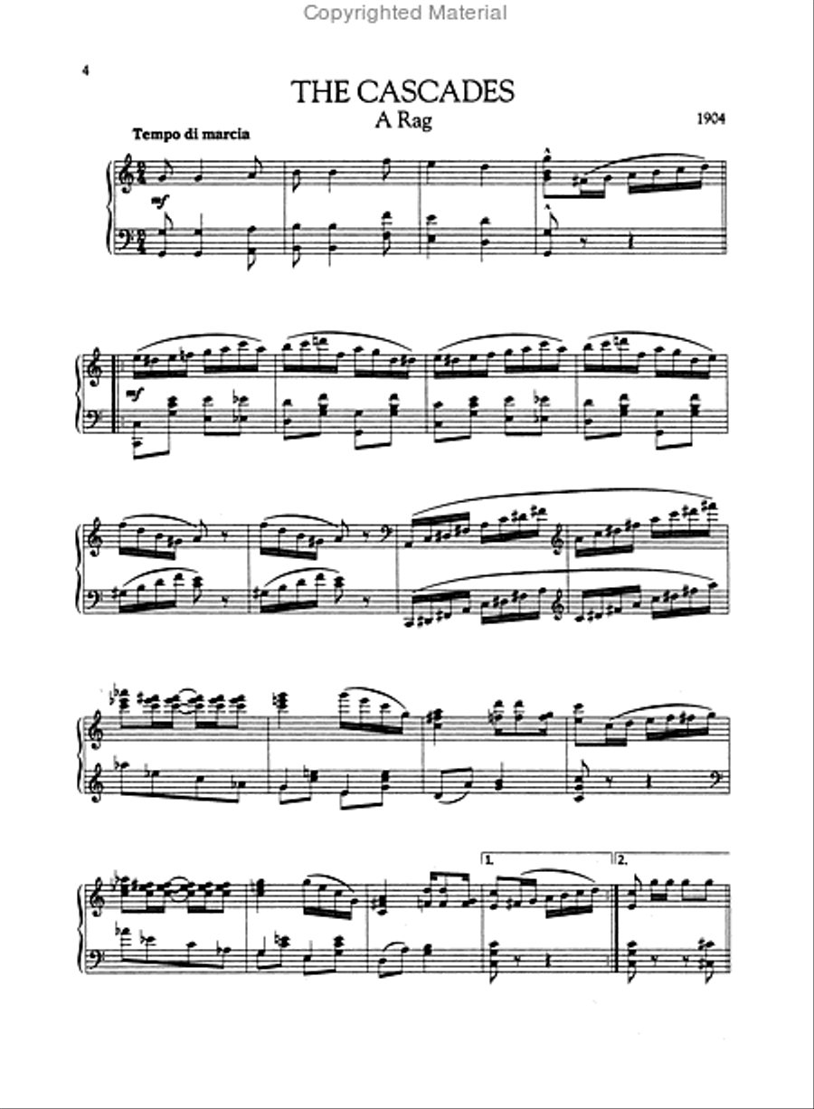 Selected Piano Rags Piano Solo scores gallery preview page 2