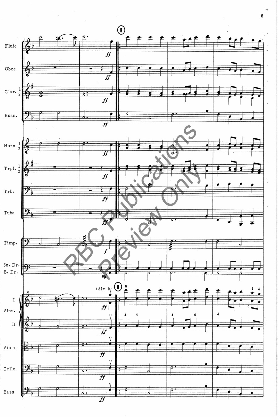 Psalm And Air Psalm And Air Full Orchestra scores gallery preview page 6