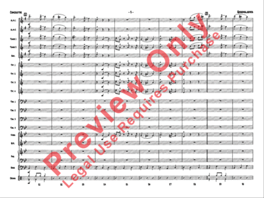 Greensleeves Jazz Ensemble scores gallery preview page 6