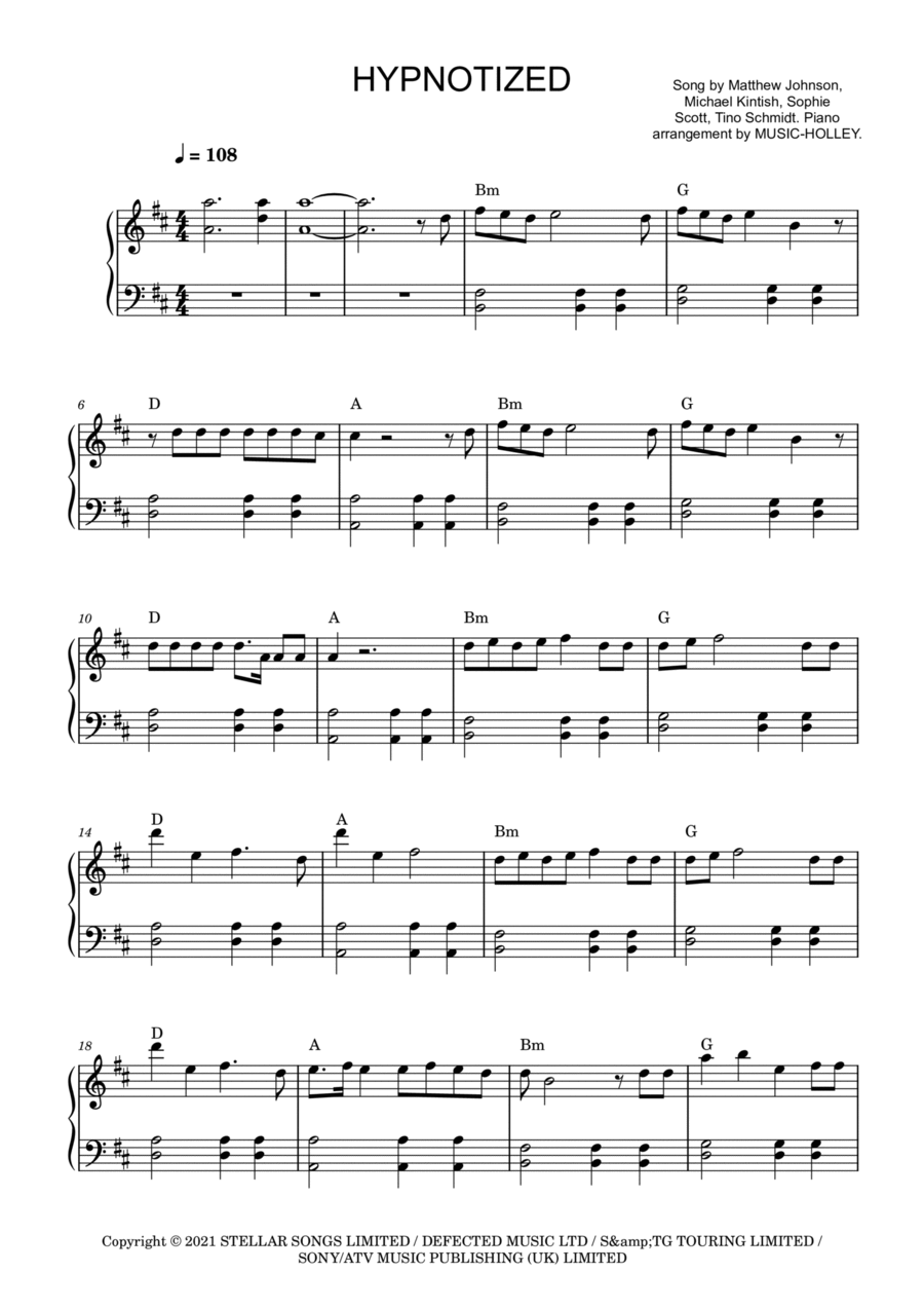 Purple Disco Machine Small Ensemble scores gallery preview page 1