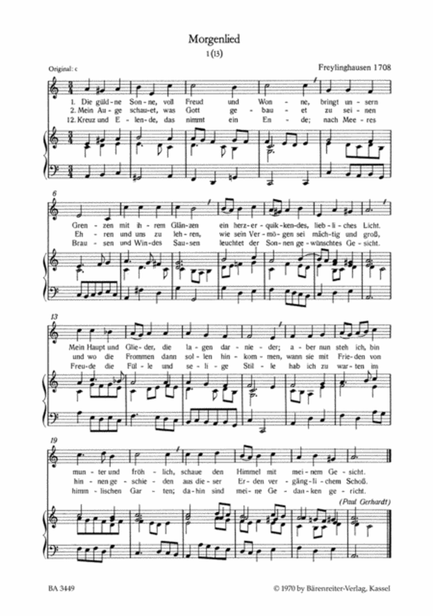 Die Gesange zu G.Chr.Schemellis Gesangbuch und 6 Lieder aus dem Klavierbuchlein fur Anna Magdalena, BWV 439-507,511-514,516,517
