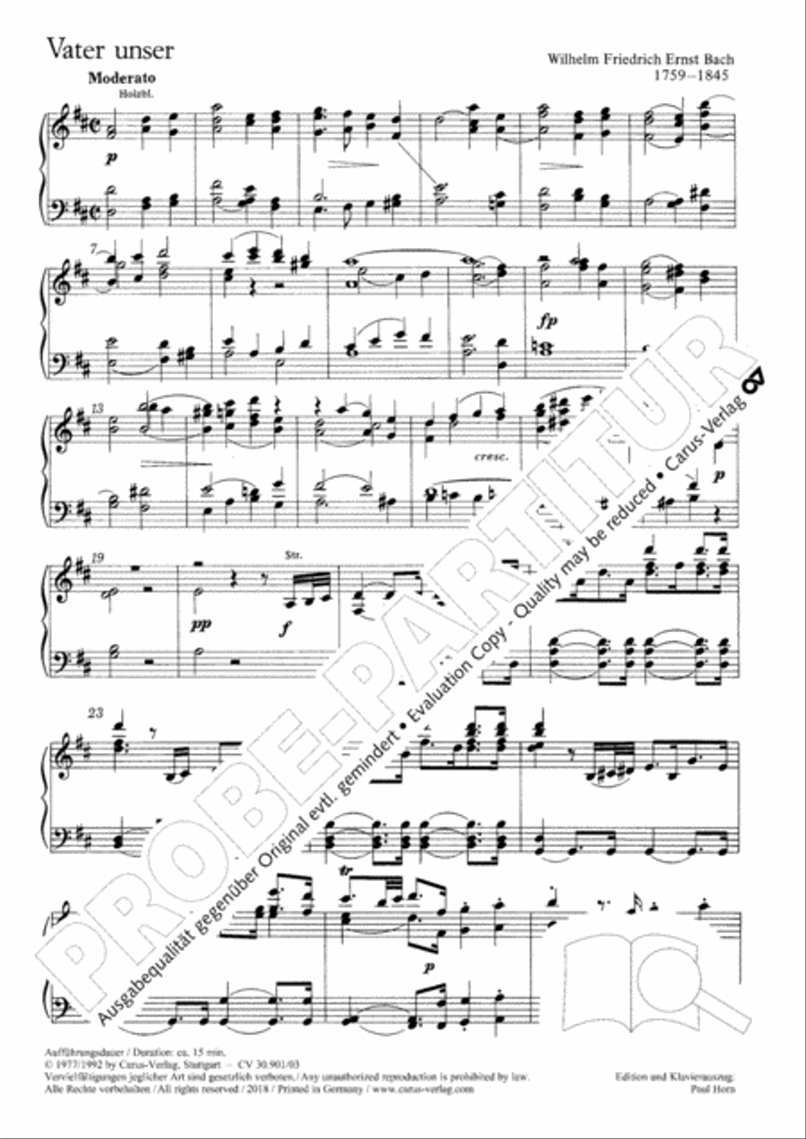 Our father (Vater unser) TB scores gallery preview page 4