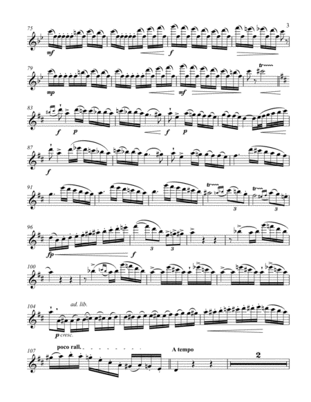 Allegro in the Spanish Style for Flute & Piano image number null