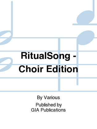 Book cover for RitualSong - Choir edition