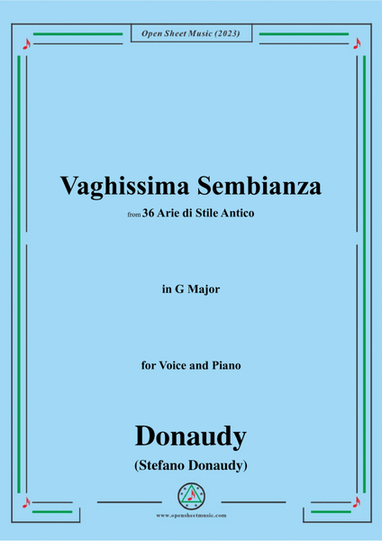 Donaudy-Vaghissima Sembianza,in G Major