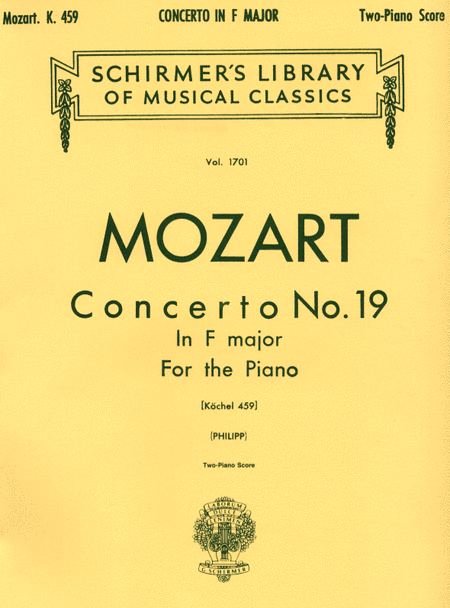 Concerto No. 19 in F, K.459