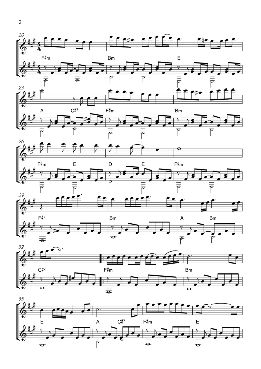 Cosmo String Duet scores gallery preview page 2