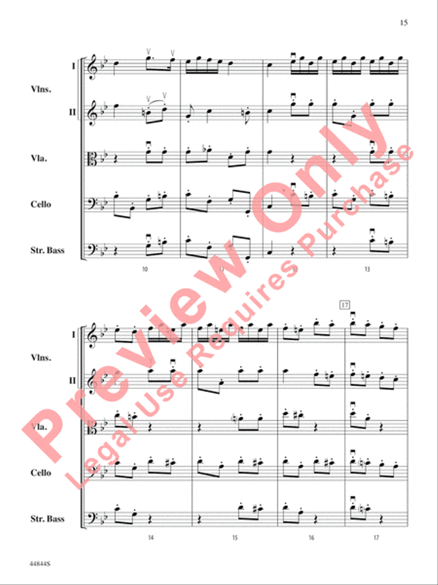 Concerto Grosso, Opus 6, No. 8 String Orchestra scores gallery preview page 16