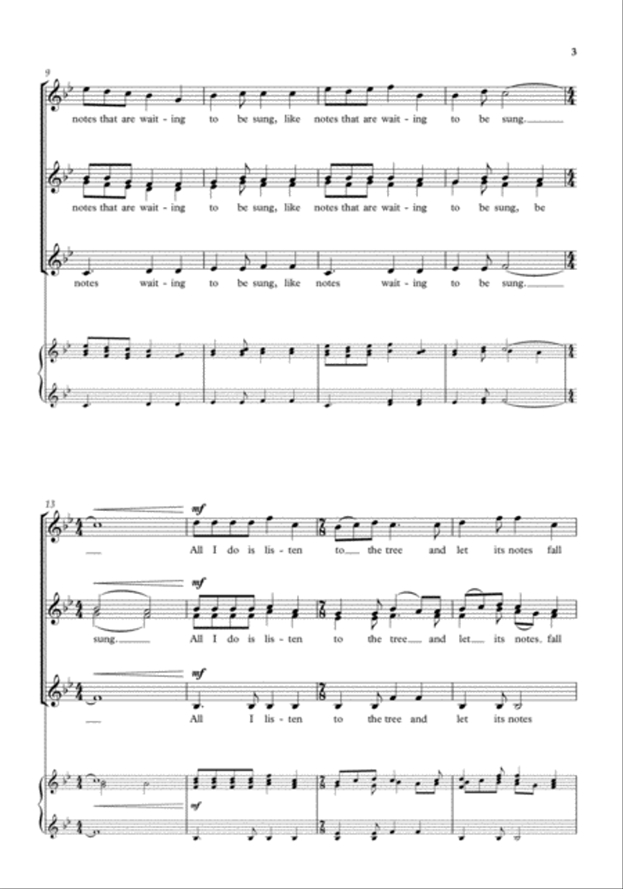 A Tree of Song SSAA scores gallery preview page 3