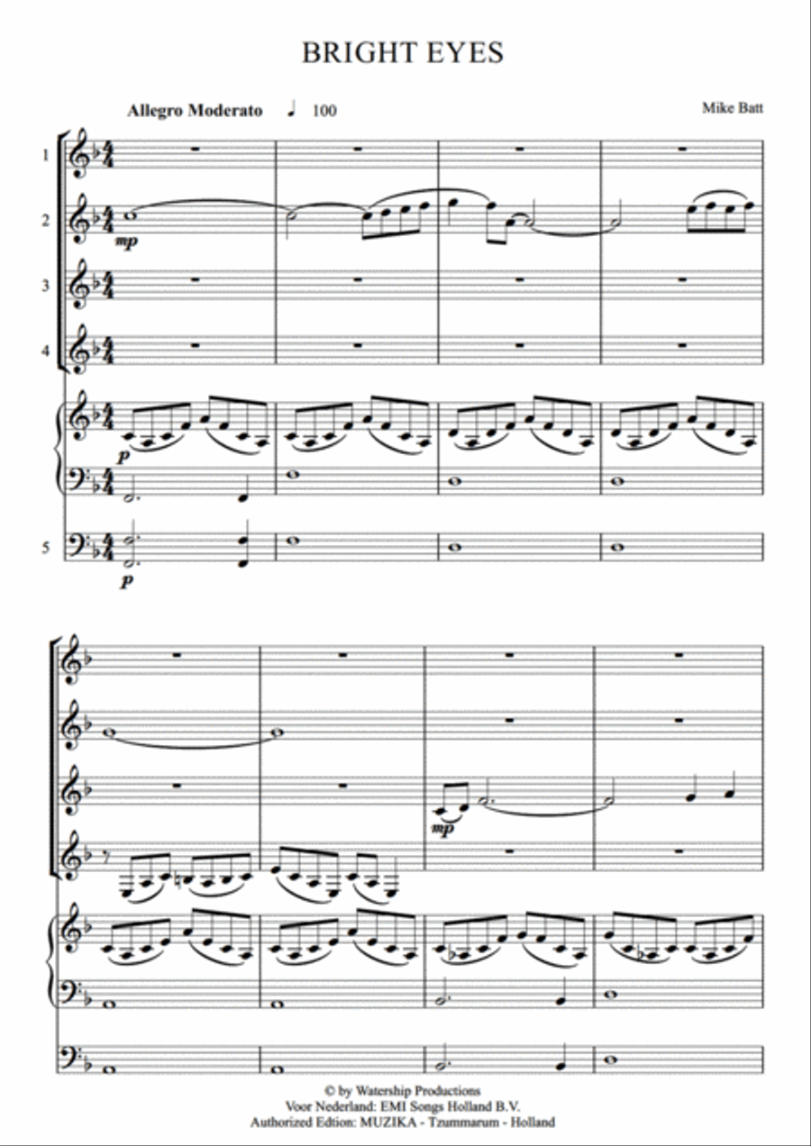 Bright Eyes Set of Parts scores gallery preview page 3