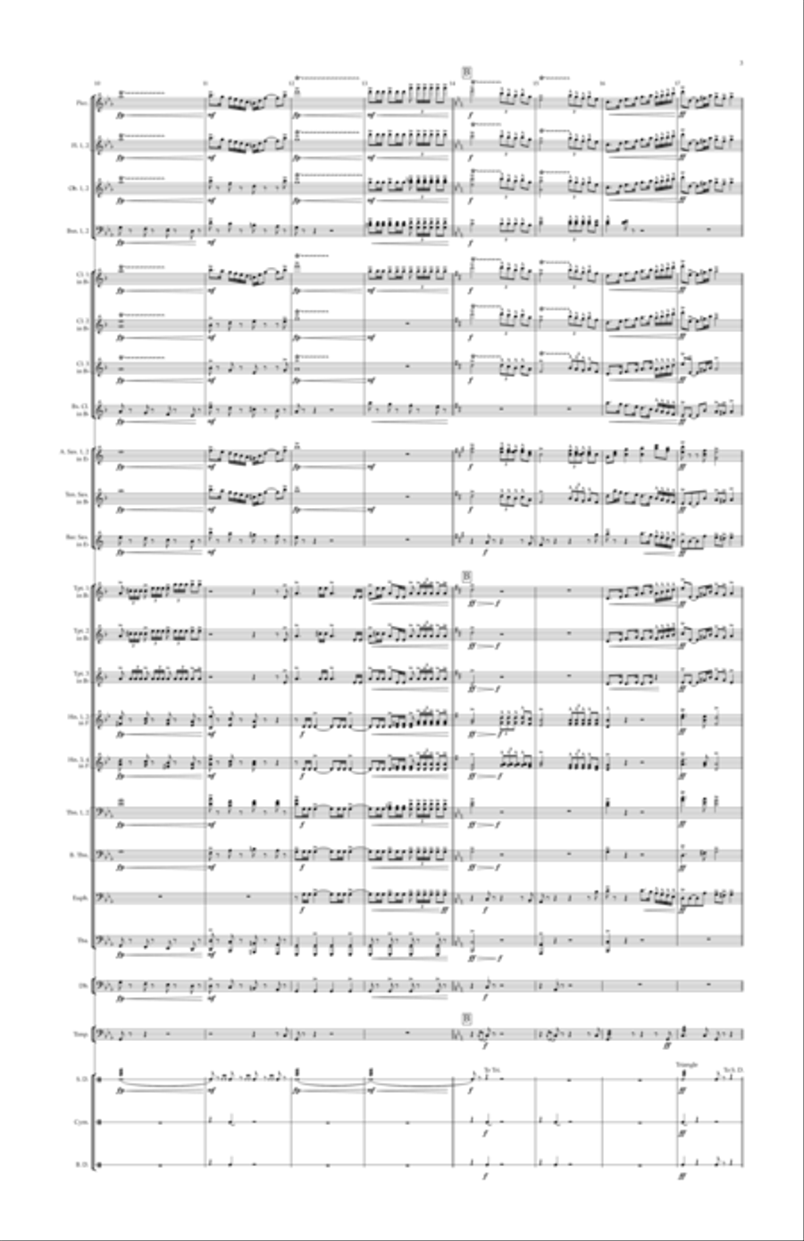 Coronation March: Crown and Kingdom Concert Band scores gallery preview page 3