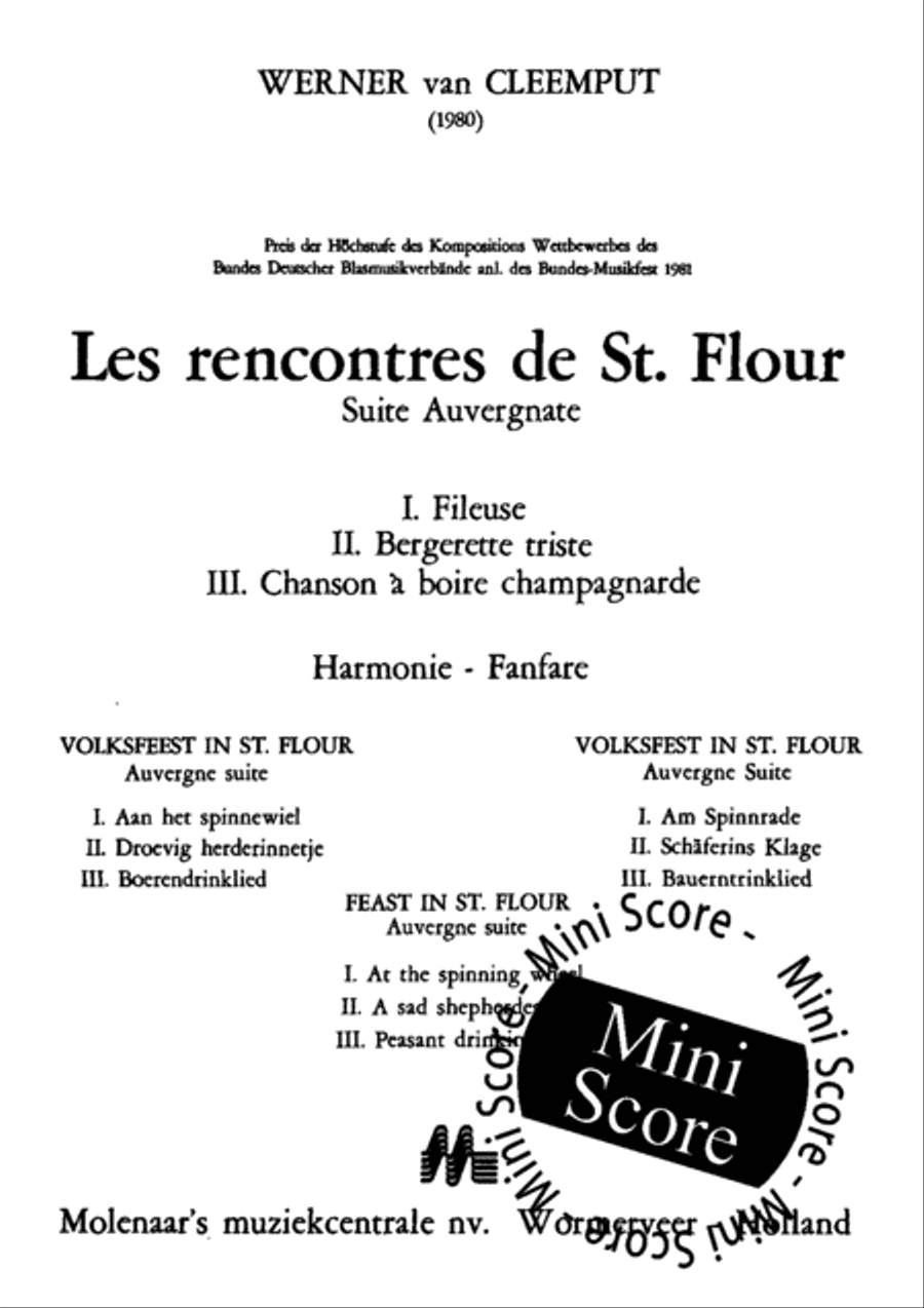 Les Rencontres De St.Flour Concert Band scores gallery preview page 3
