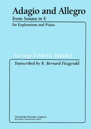 Book cover for Adagio And Allegro