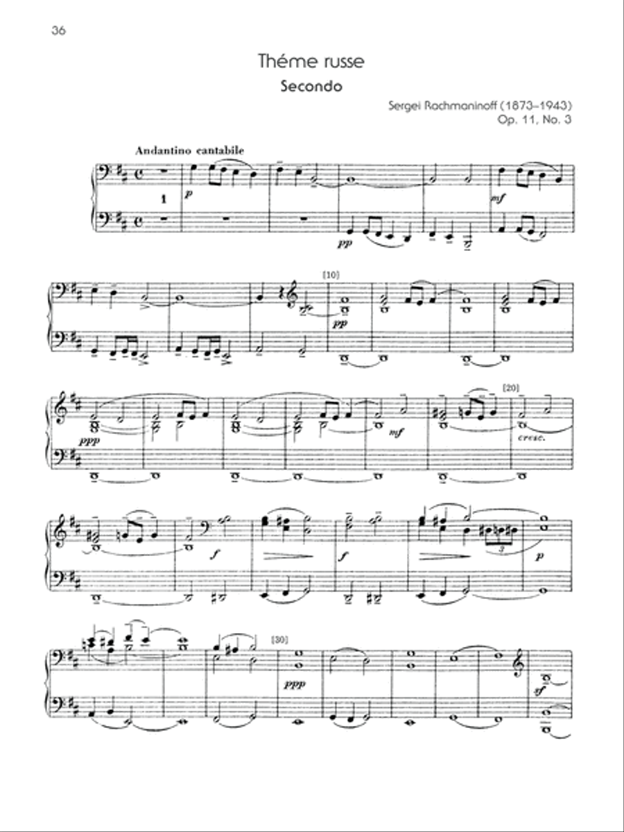 The Piano Works of Rachmaninoff, Volume 8 Small Ensemble scores gallery preview page 5