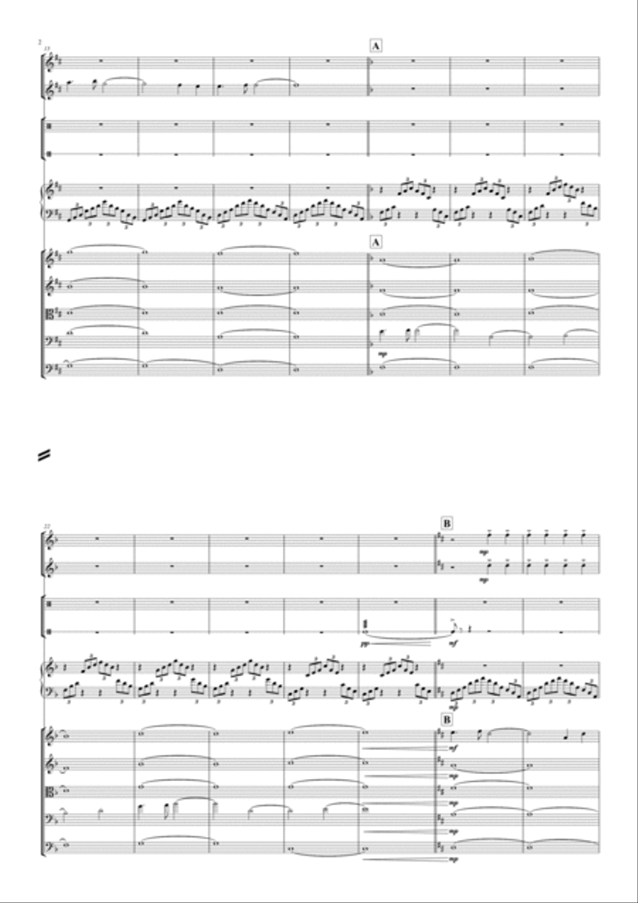 Notturno In Gondola Full Orchestra scores gallery preview page 2
