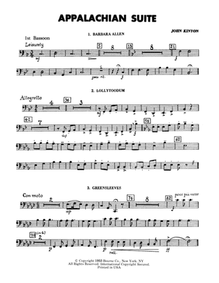 Appalachian Suite - 1st Bassoon