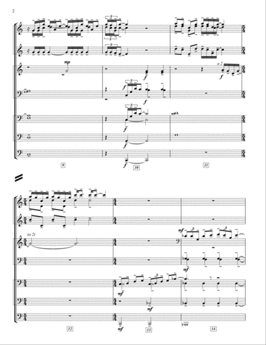 [Blank] Music for Brass Brass Ensemble scores gallery preview page 6