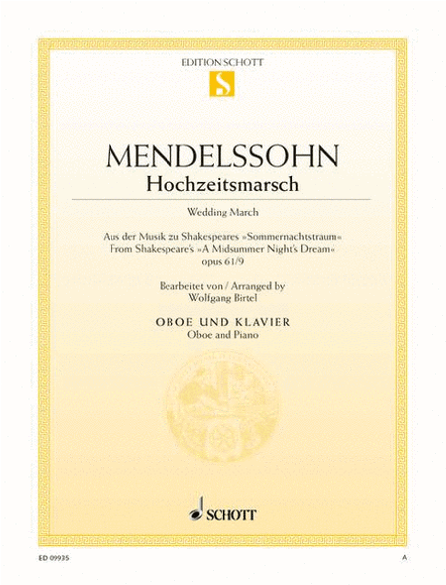 Wedding March Piano Accompaniment scores gallery preview page 1