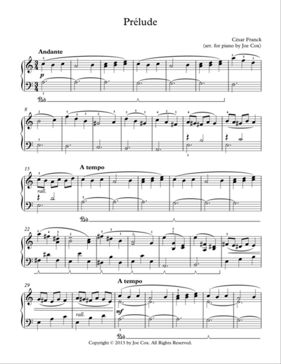 Prelude Prelude Piano Solo scores gallery preview page 1