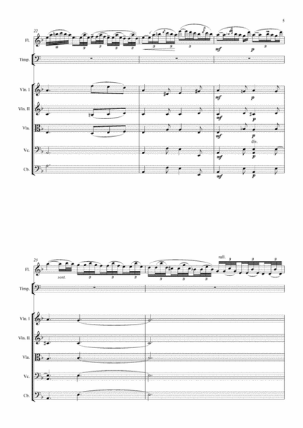 Fantaisie Pastorale Hongroise, op.26, for Flute and String Orchestra (arr.), Full Score