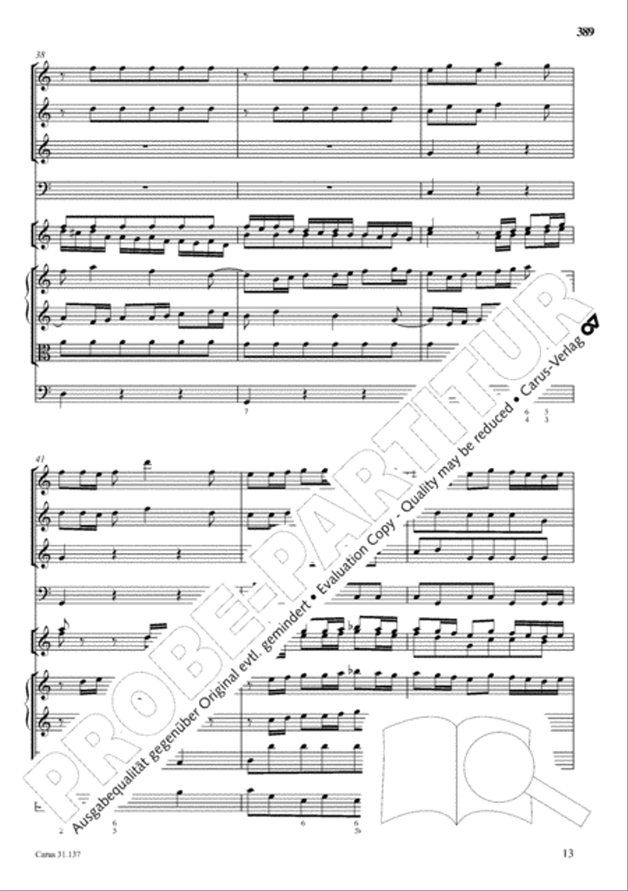 The Complete Sacred Vocal Works (Das geistliche Vokalwerk) Voice scores gallery preview page 390