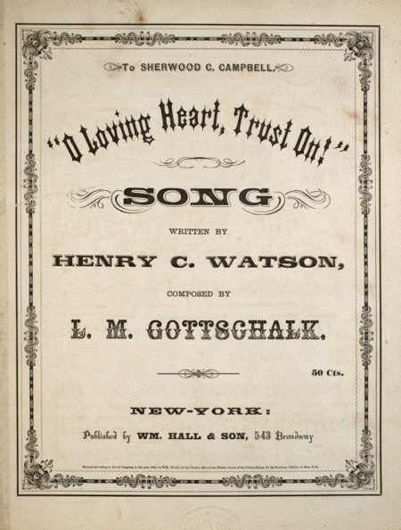 O Loving Heart, Trust On! Song