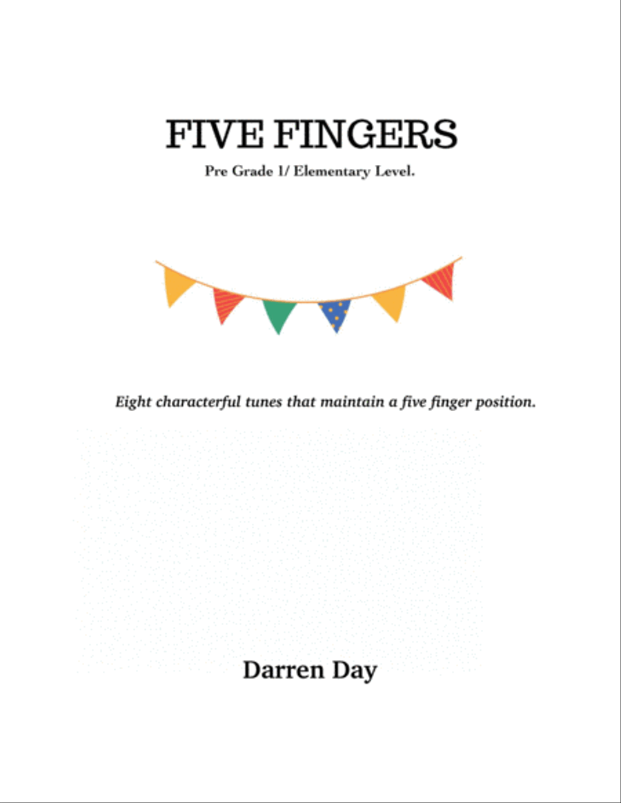 Five Fingers Easy Piano scores gallery preview page 1