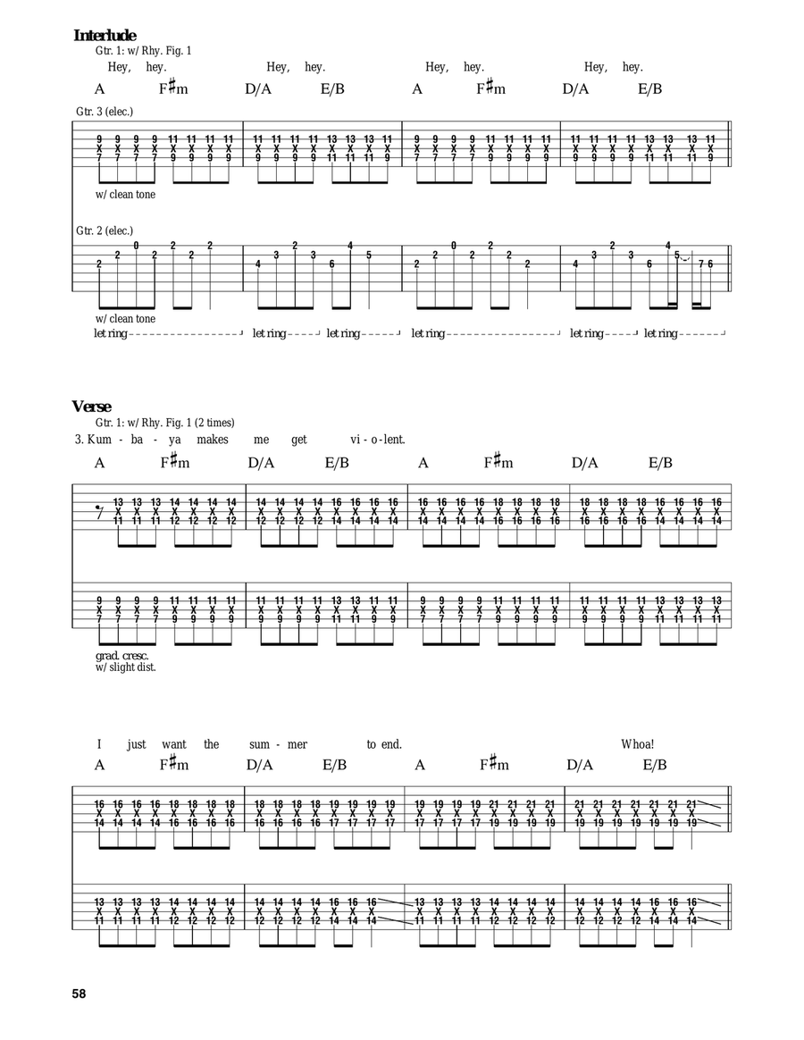 Endless Bummer Endless Bummer Electric Guitar scores gallery preview page 3