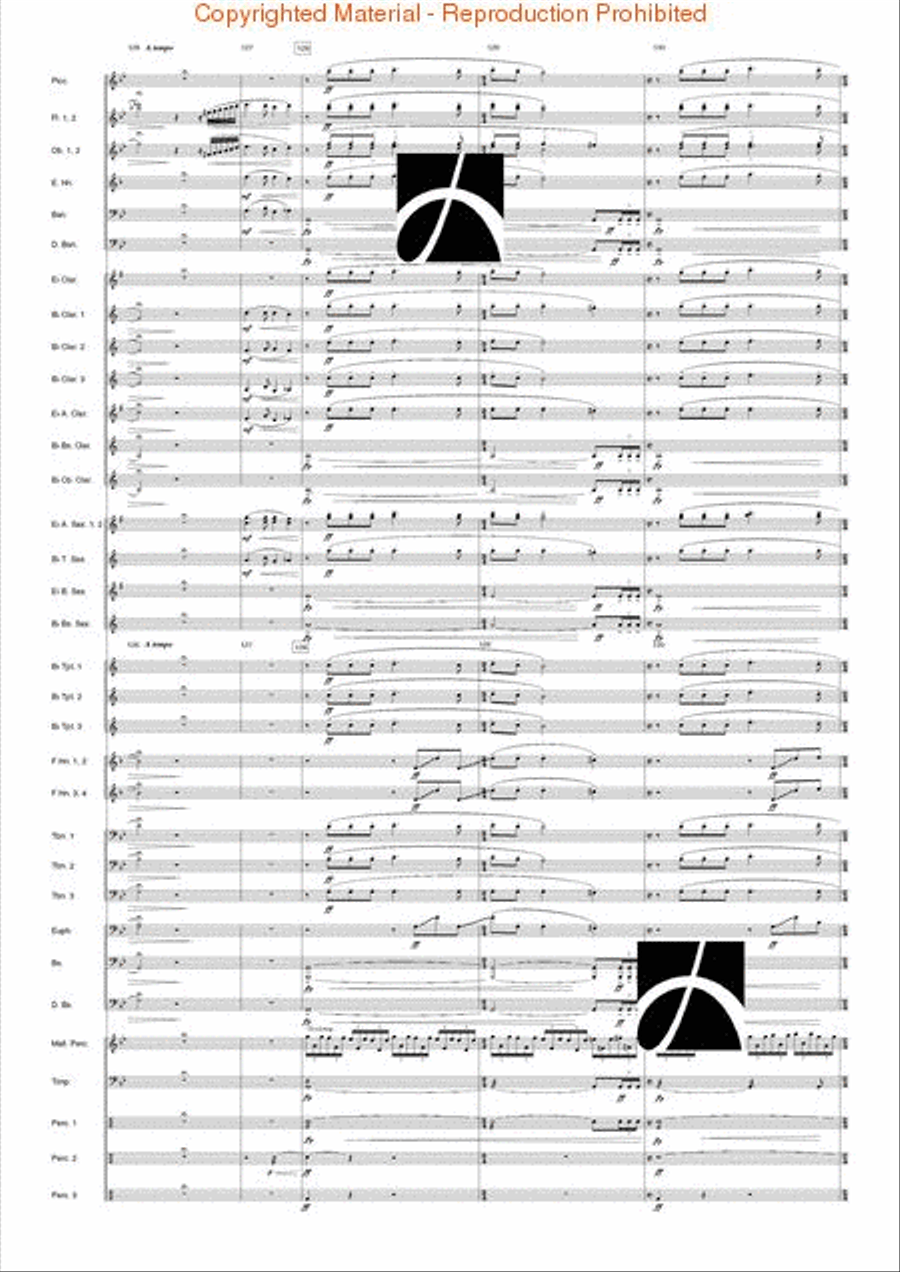 Kraftwerk Concert Band scores gallery preview page 27