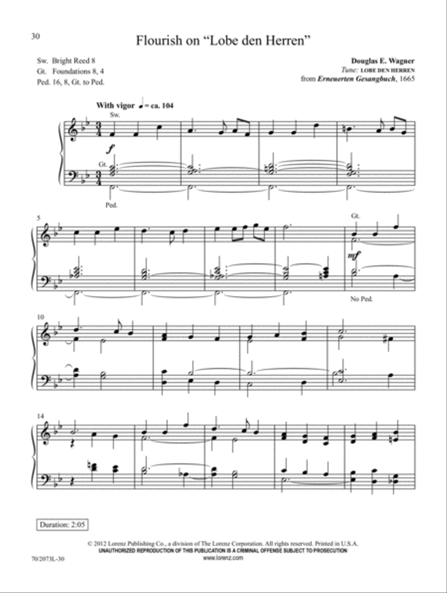 Joys Are Flowing Joys Are Flowing Organ Solo scores gallery preview page 13