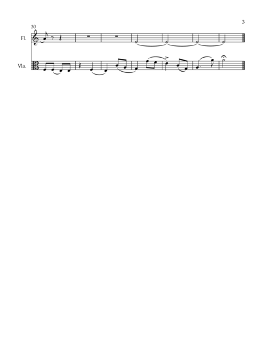 Water Water Everywhere Flute scores gallery preview page 3