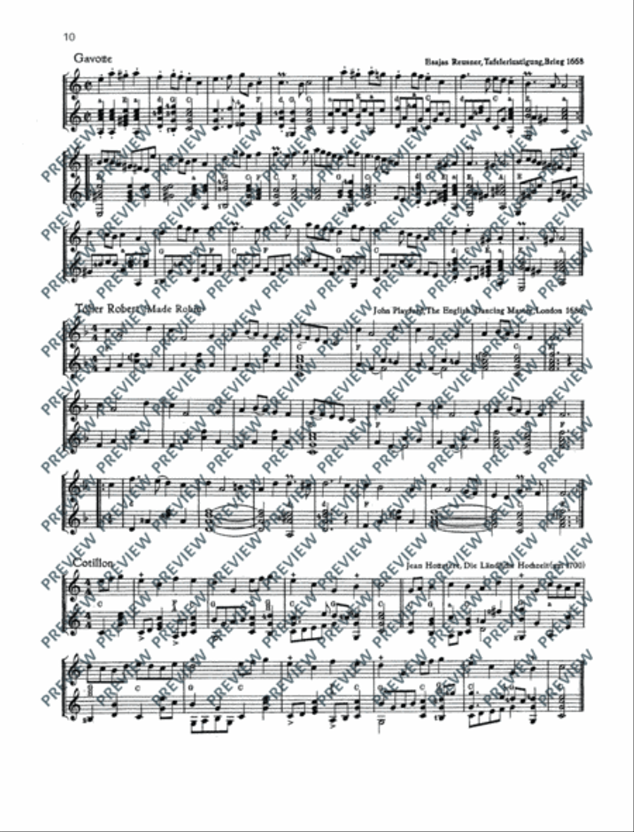 Alte Tanzstücke Alte Tanzstücke Recorder scores gallery preview page 11