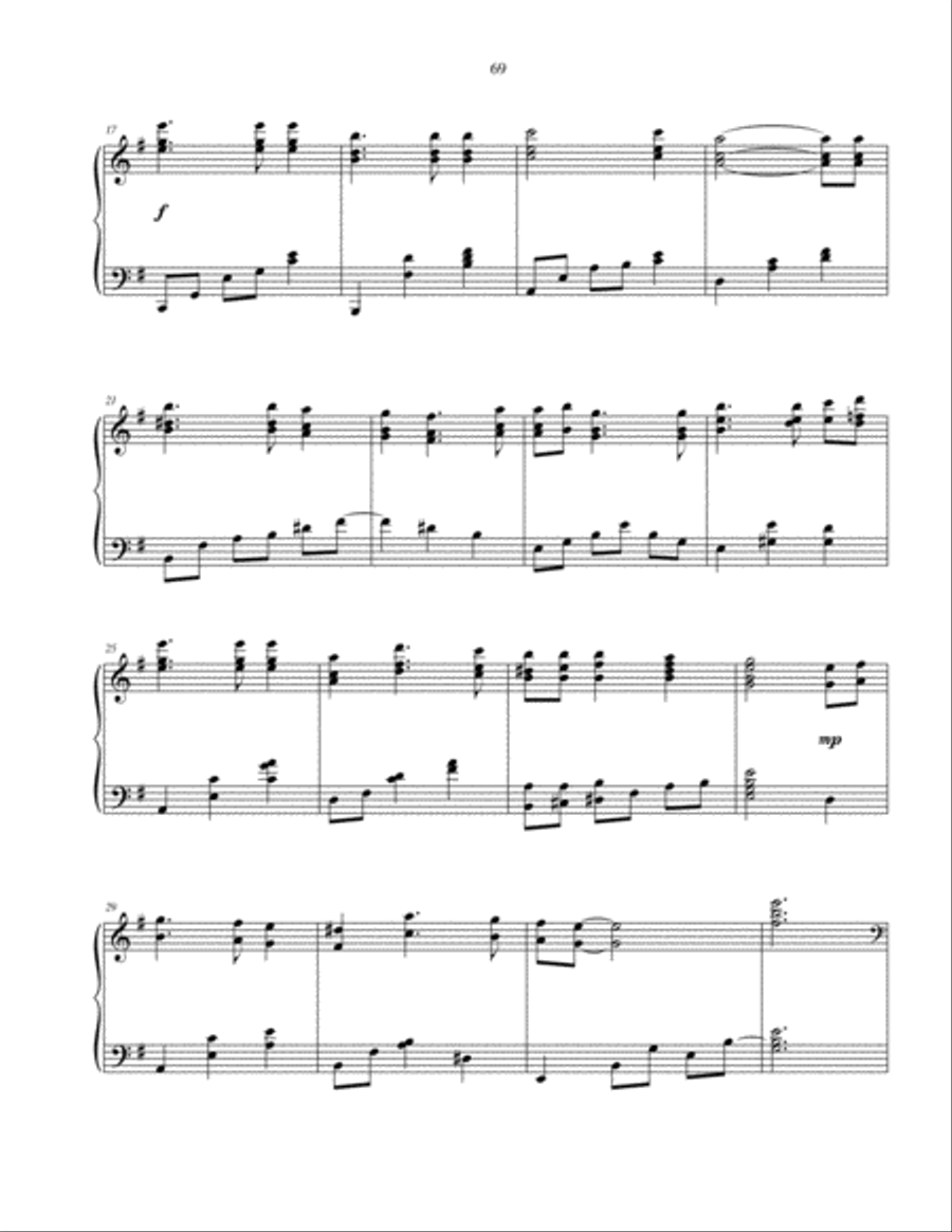Russian Peasant Waltz - original piano solo Piano Solo scores gallery preview page 3