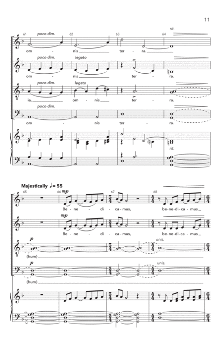 Alleluia, Cantate Domino Alleluia, Cantate Domino Divisi scores gallery preview page 10