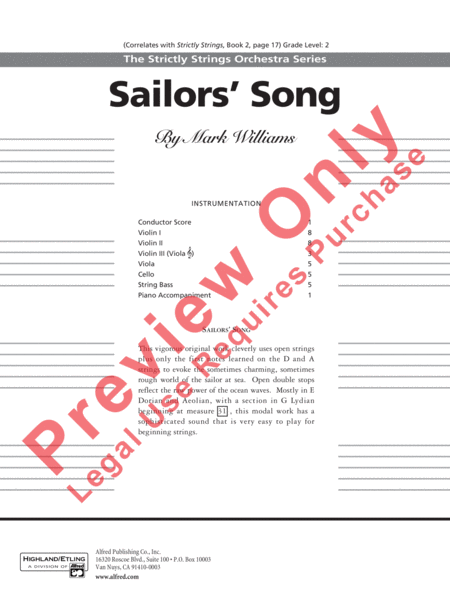 Sailor's Song
