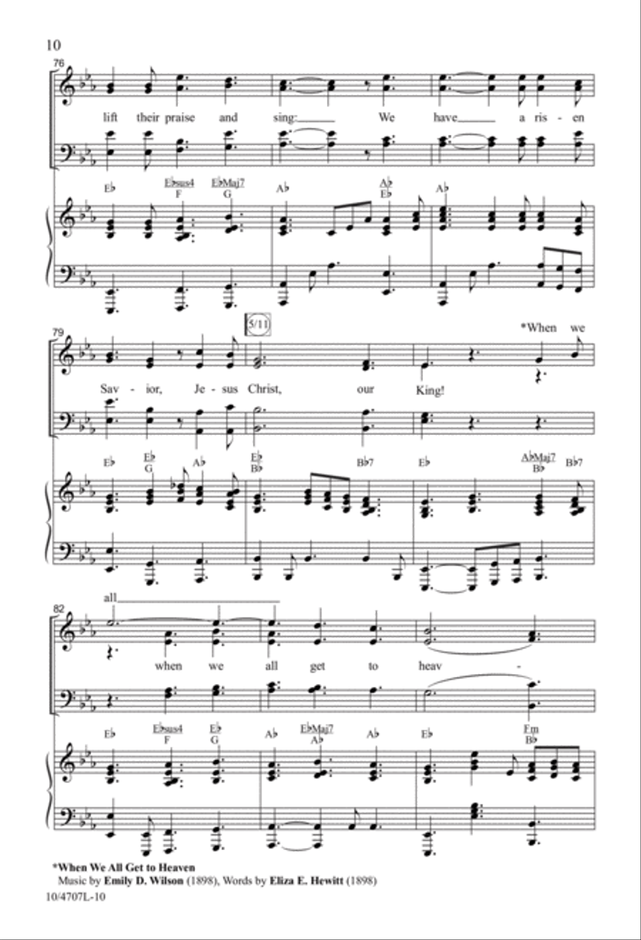 Let Not Your Heart Be Troubled 4-Part scores gallery preview page 10