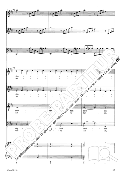 O my Lord, I long for thee (Nach dir, Herr, verlanget mich) by Johann Sebastian Bach 4-Part - Sheet Music