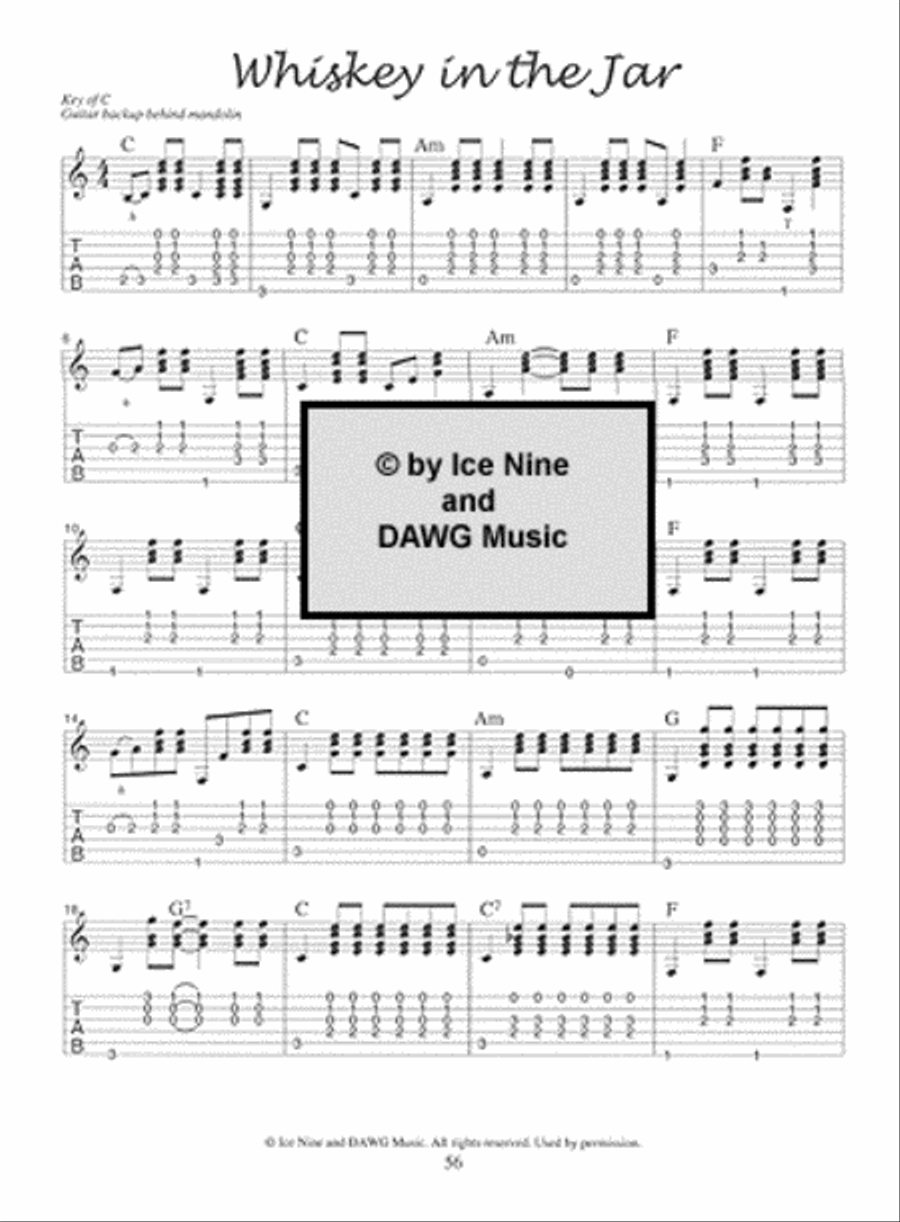 Shady Grove: Acoustic Guitar Solos by Jerry Garcia Acoustic Guitar scores gallery preview page 4