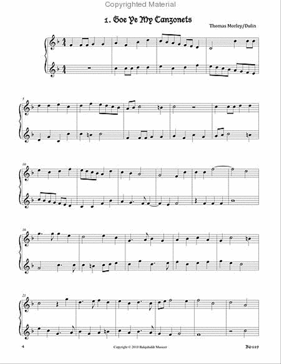 The Complete Canzonets Vocal Duet scores gallery preview page 2
