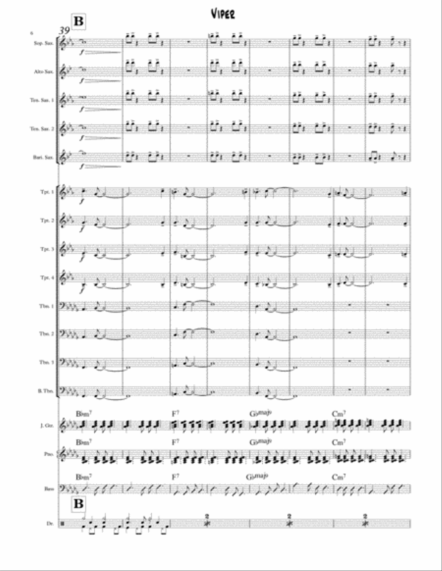 Viper Viper Jazz Ensemble scores gallery preview page 6