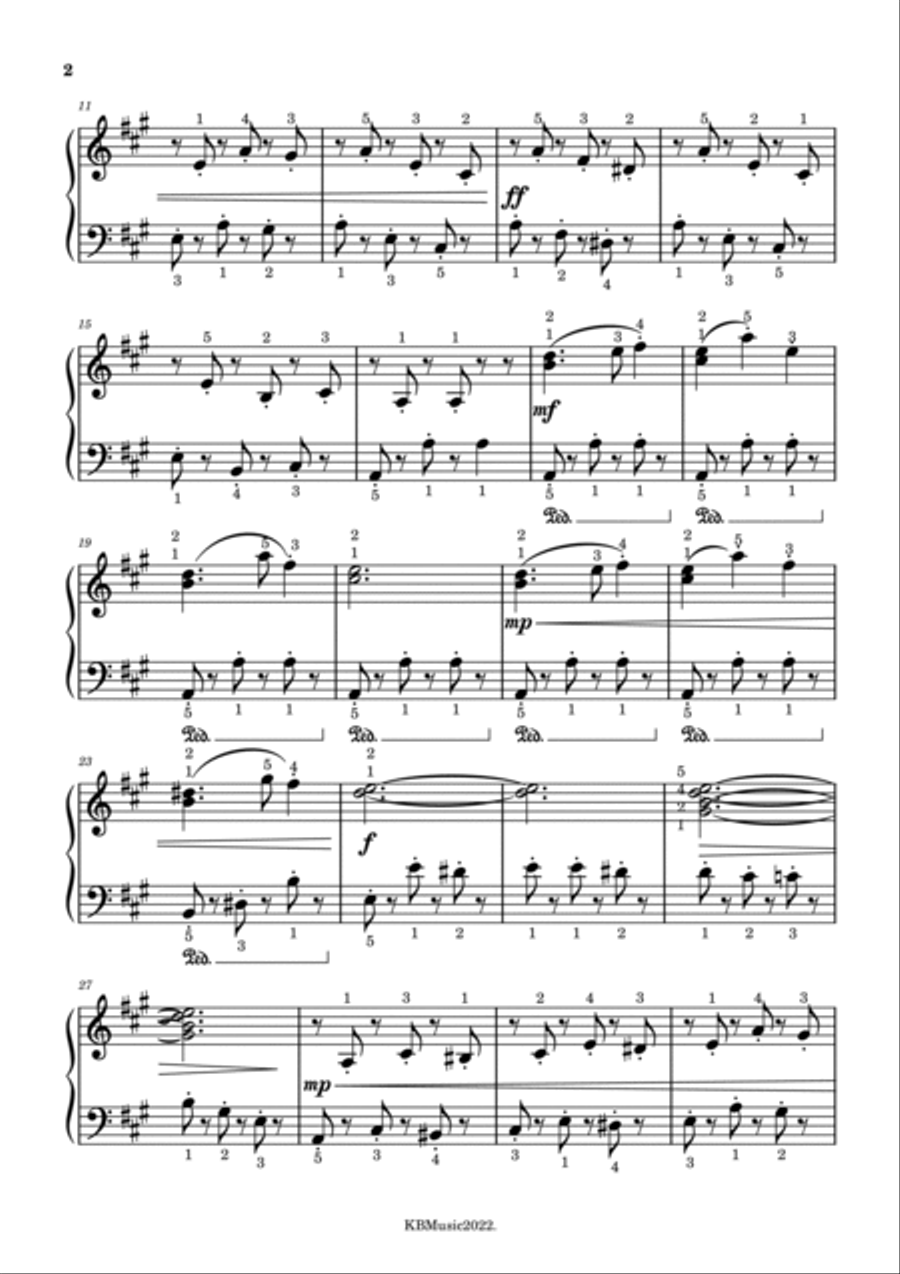 A Major Study A Major Study Part scores gallery preview page 4