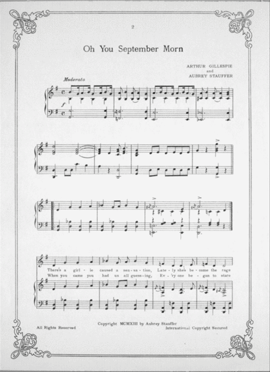 Oh, You September Morn Voice scores gallery preview page 2