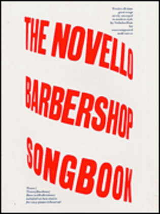 Book cover for The Novello Barbershop Songbook