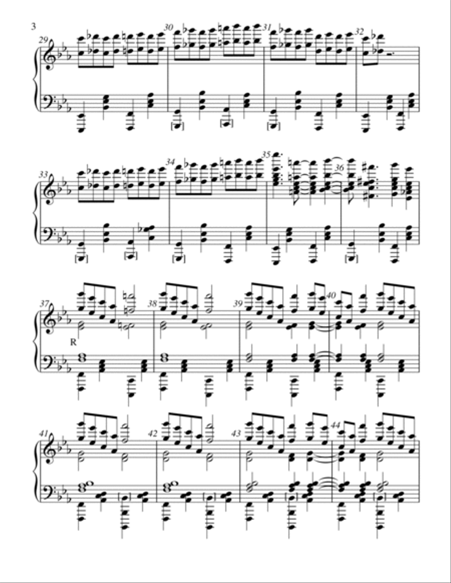 Powerhouse - Score Only Handbell Choir scores gallery preview page 3
