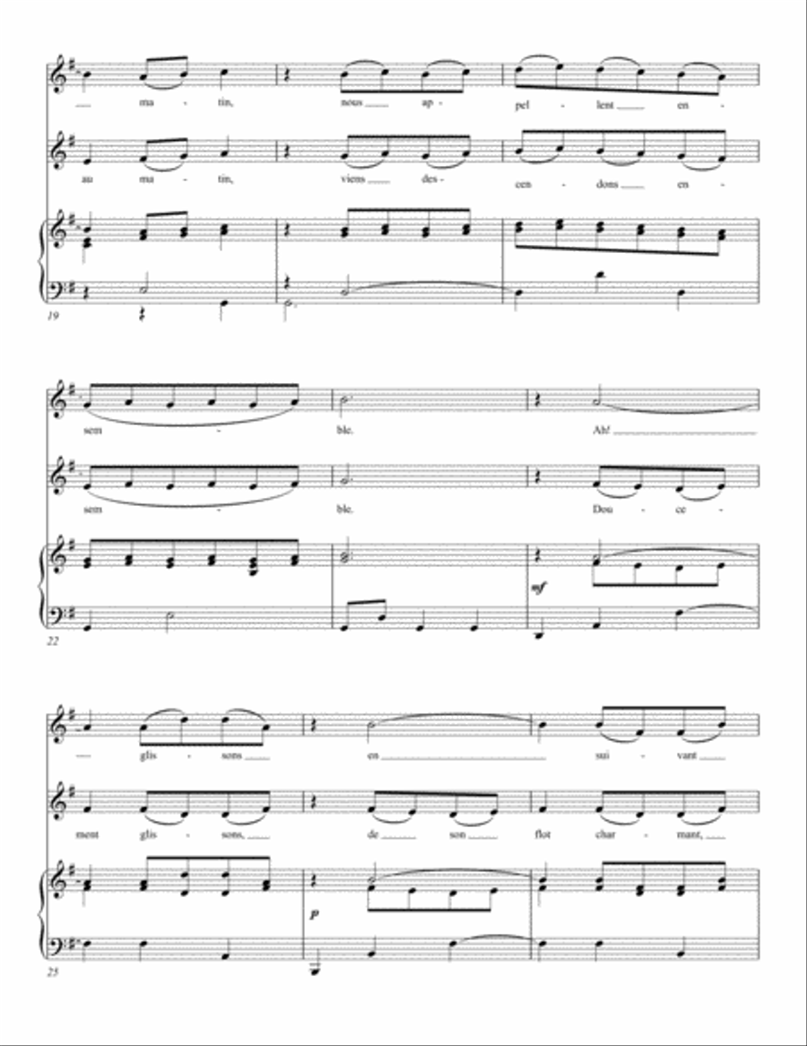 Flower duet (from Lakmé) Vocal Duet scores gallery preview page 3