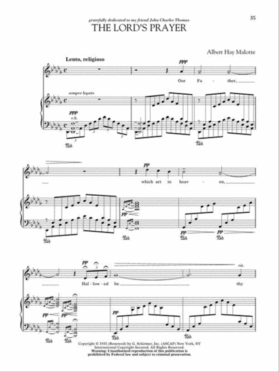 12 Sacred Vocal Solos for Classical Singers