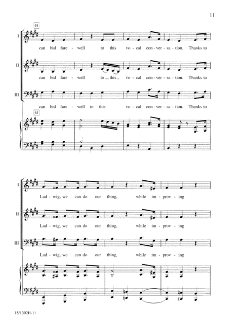 Breathing with Beethoven 3-Part scores gallery preview page 11